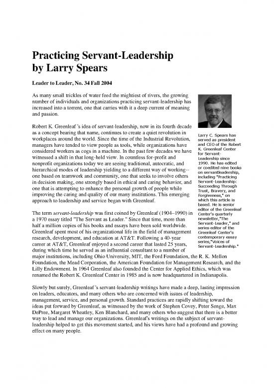 picture_Leadership Pdf 164491 | Larry Spears Practicing Servant Leadership