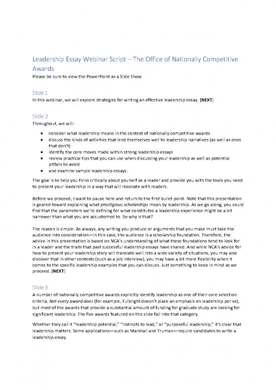 picture Leadership Pdf 164379 | Leadership Essay Webinar Closed Captions