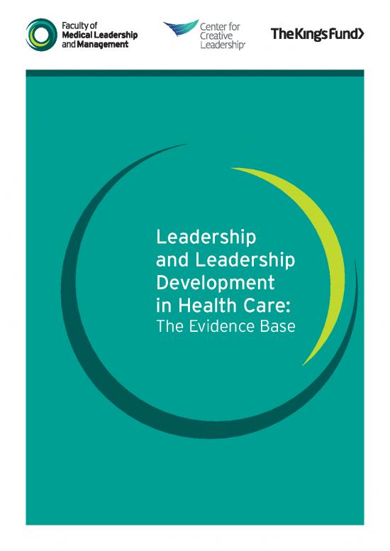 picture1_Leadership Pdf 163996 | Leadership Leadership Development Health Care Feb 2015