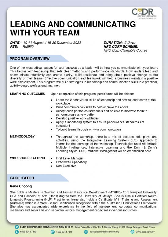picture Leadership Pdf 164994 | Leading And Communicating With Your Team