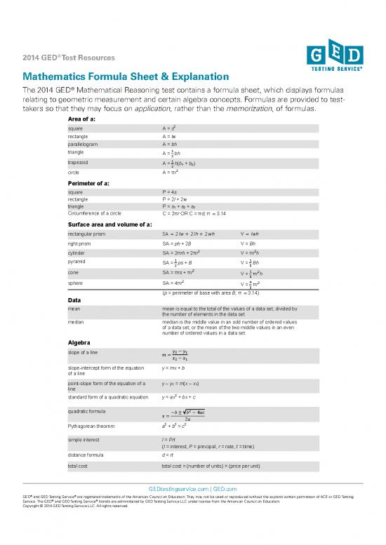 picture1_Measurement In Mathematics Pdf 166102 | Math Formula Sheet