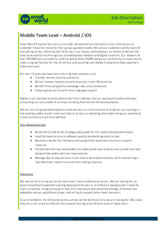 picture Lead Small Team Pdf 164304 | Mobile Team Lead (android Ios)   Digital (1)
