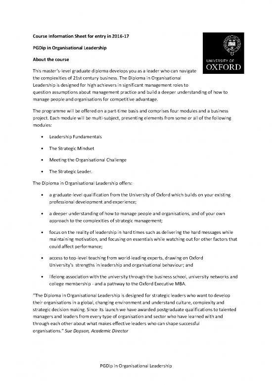 picture1_Leadership Pdf 165823 | Pgdip In Organisational Leadership 2016 17 Entry  13th Jan 2016