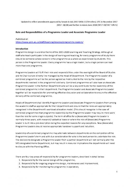 picture_Programme Leader Role And Responsibilities July 2018