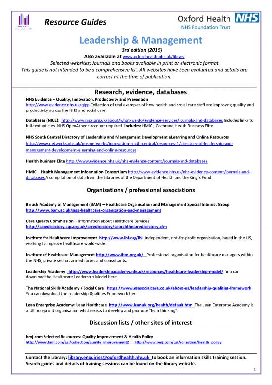picture Leadership Pdf 165825 | Rg Leadership And Management V1 Oxh Libraries 2015
