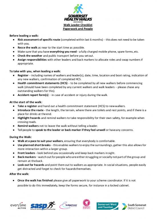 picture1_The Leader In You Pdf 165938 | Somerset Heath Walks Leader Checklist