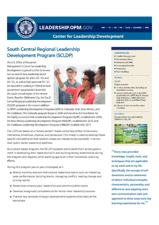 picture1_Leadership Pdf 165554 | South Central Regional Leadership Development Program