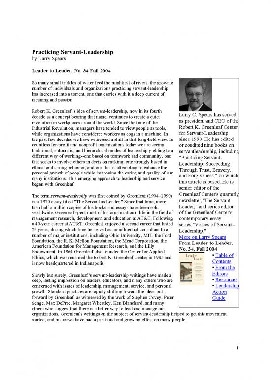 picture_Leadership Pdf 164738 | Spears  Practicing Servant Leadership