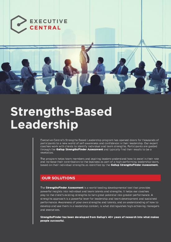 picture_Leadership Pdf 164803 | Strengths Based Leadership Brochure