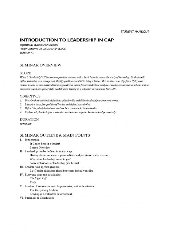 picture Leadership Pdf 163842 | Student Handout  Intro To Leadershi 78cc22dc9b511