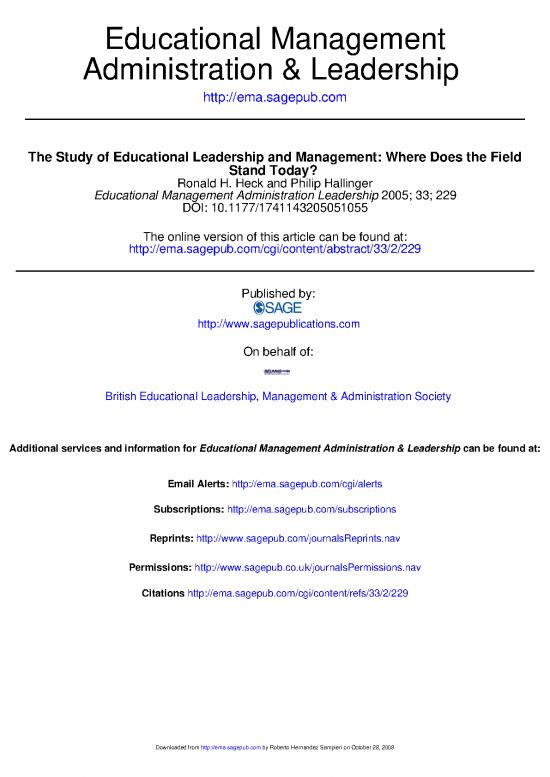picture_Leadership Pdf 164854 | The Study Of Educational Leadership And Management Where Does The Field Stand Today