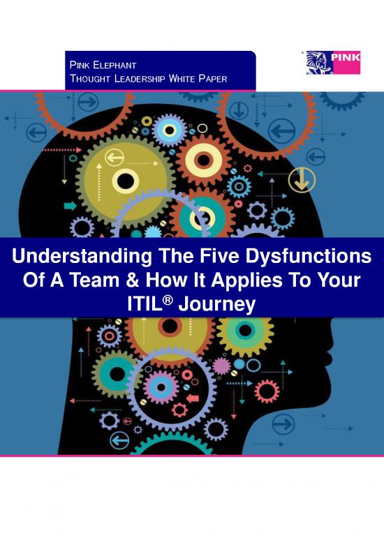 picture_Leadership Pdf 166051 | Understanding The Five Dysfunctions Of A Team And How It Applies To Your Itil Journey