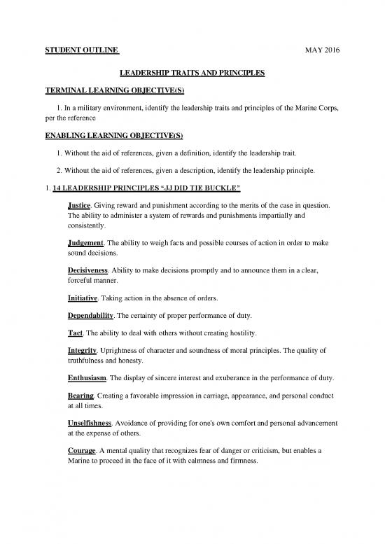picture1_Leadership Pdf 164402 | Usf Nrotc Leadership Traits And Principles Student Handout