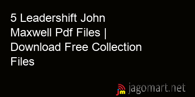 picture 5 Leadershift John Maxwell Pdf Files | Download Free Collection Files