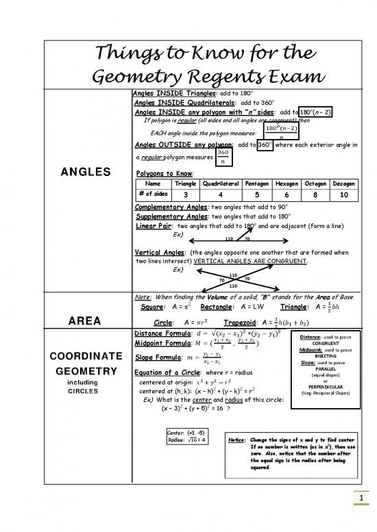 picture_Geometry Pdf 167653 | 042115 Geometry Regents Summary