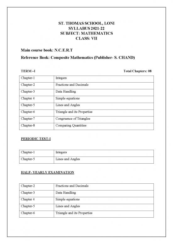 picture_Geometry Pdf 166669 | 186511618155134 Syllabus Math Class Vii 21 22