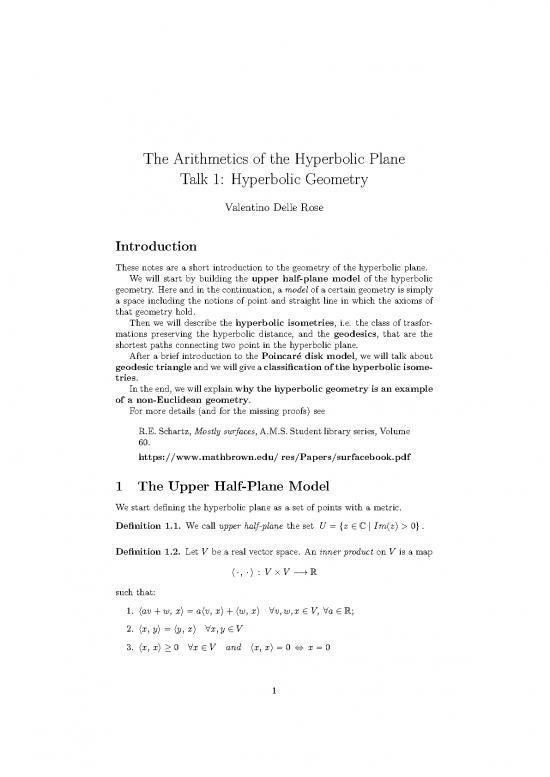 picture_Geometry Pdf 168248 | 1 Hyperbolic Geometry