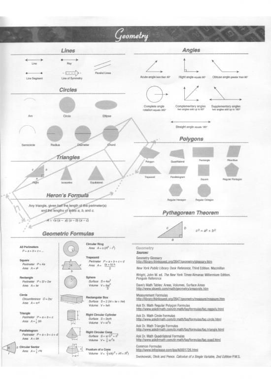 picture1_Geometry Pdf 166299 | 419788 Geometry Cheatsheet