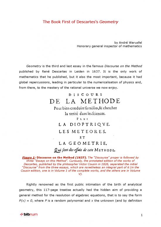 picture1_Geometry Pdf 166291 | 46 Descartes Analysis