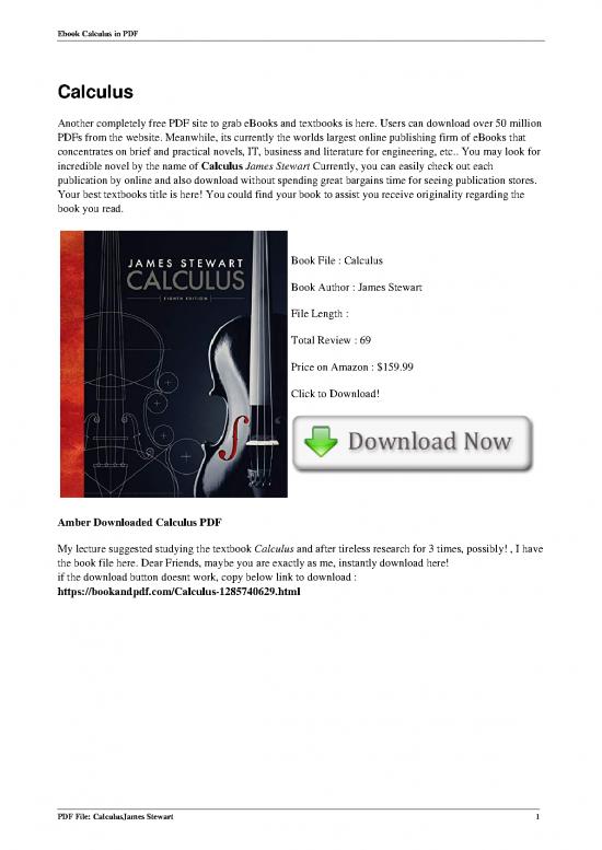 picture Calculus Pdf 168717 | Calculus By James Stewart