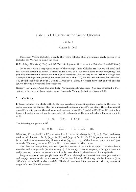 picture Calculus Pdf 168766 | Calculus Iii Refresher