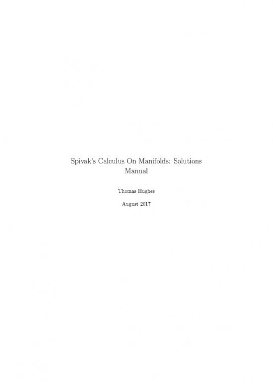 picture Thomas Calculus Solutions Pdf 168875 | Calculus On Manifolds Solutions 4 4