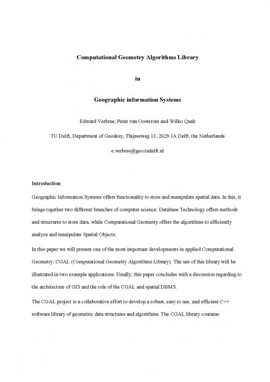 picture Geometry Pdf 167636 | Cgal In Gis