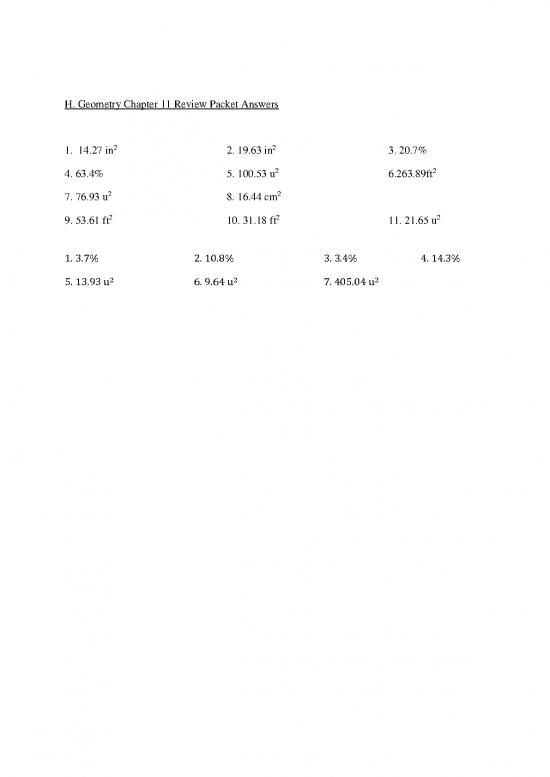 picture Geometry Pdf 167643 | Chapter 11 Review Packet Answers