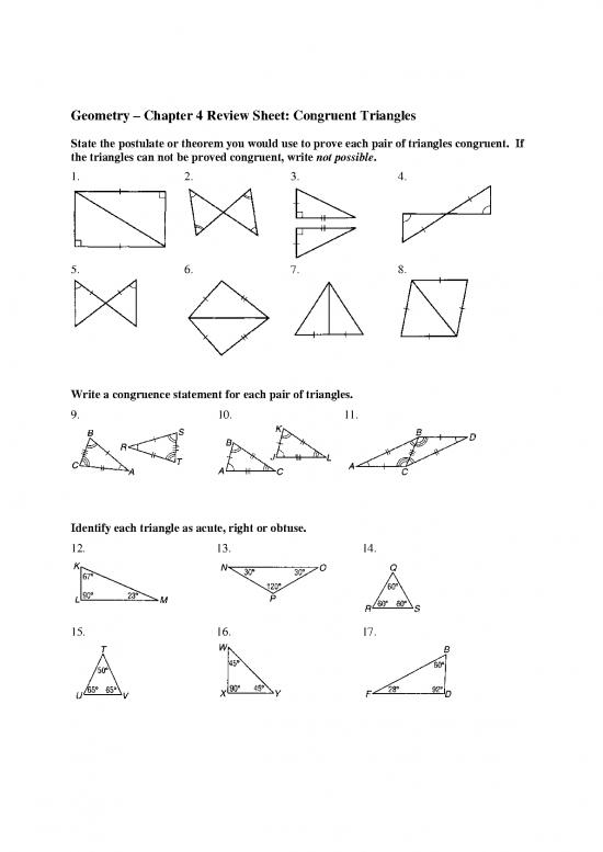 picture Geometry Pdf 167552 | Chapter 4 Review Sheet