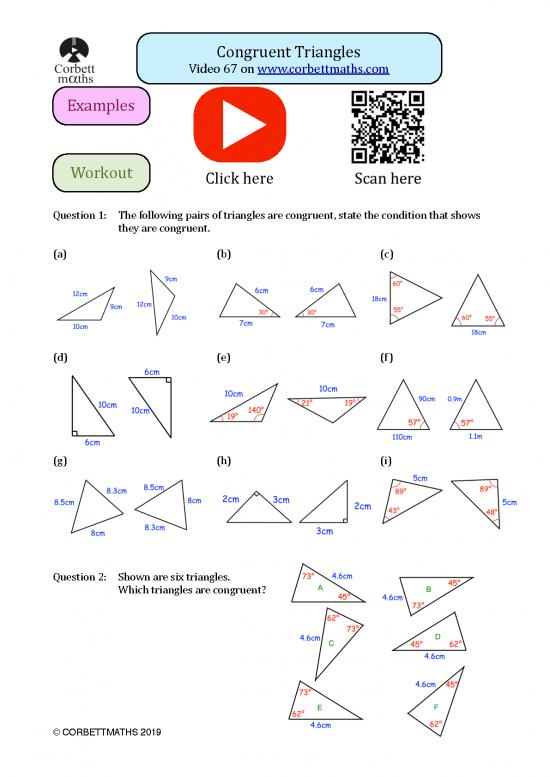 picture_Congruent Triangles Pdf 166815 | Congruent Triangles Pdf