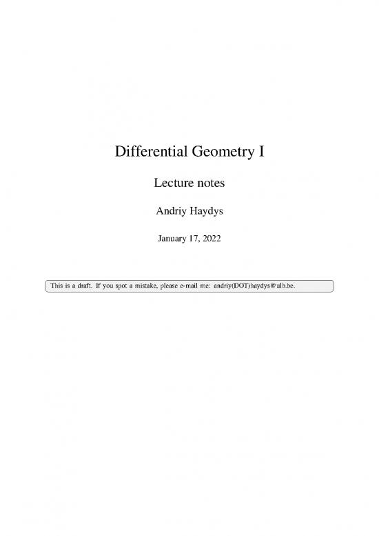 picture Geometry Pdf 166697 | Diffgeomi Manifolds