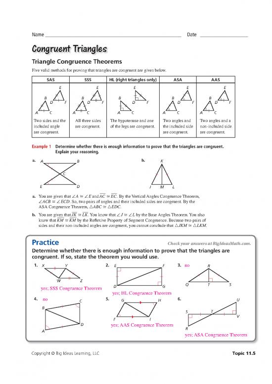 picture_Congruent Triangles Pdf 167192 | Hscc Srh 1105 A