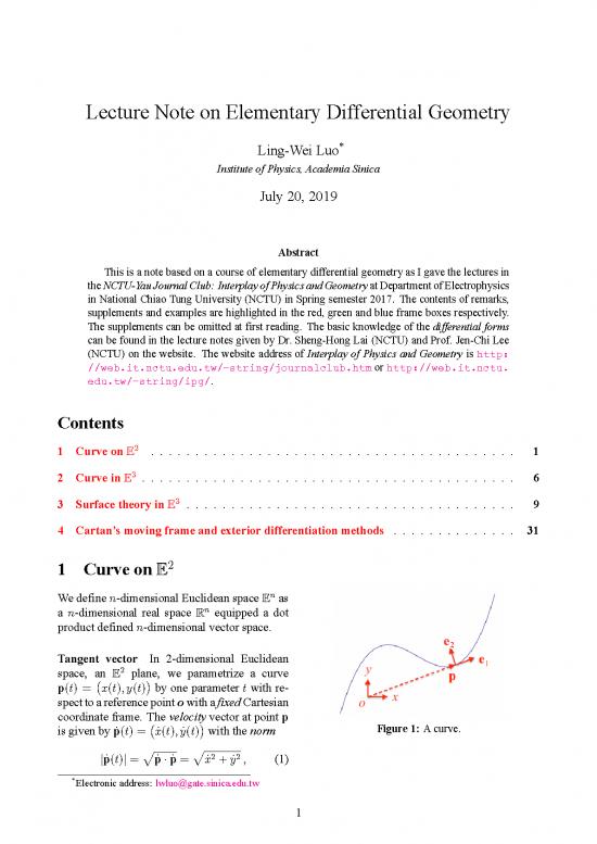 picture Geometry Pdf 166372 | Lectures On Differential Geometry