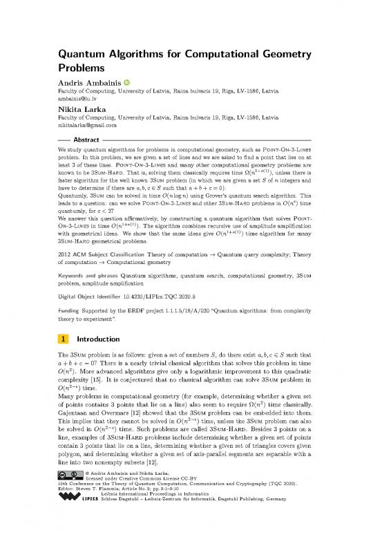 picture Geometry Pdf 166496 | Lipics Tqc 2020 9