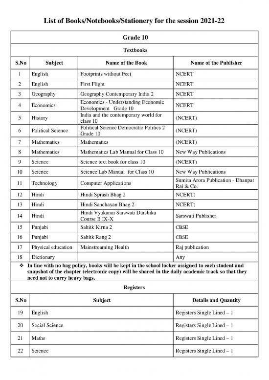 picture Computer Science Course List Pdf 166300 | List Of Books Grade10