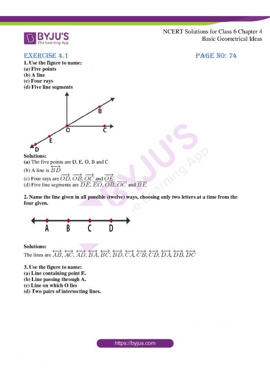 picture1_Ncert Solutions For Class 6 Maths Chapter 4 Basic Geometrical Ideas Exercise 1
