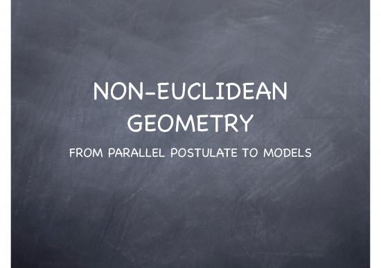 picture Geometry Pdf 167165 | Non Euclidean