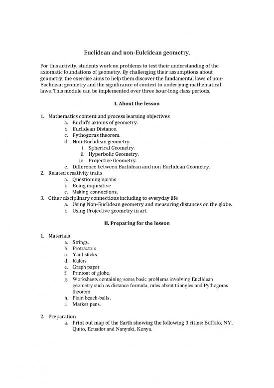 picture_Geometry Pdf 168292 | Non Euclidean Geometry Lesson Plan