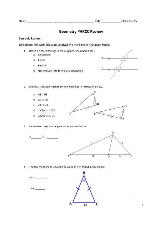 picture Geometry Pdf 168338 | Parcc Review