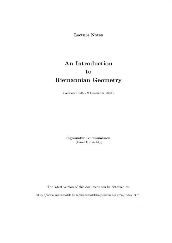 picture Geometry Pdf 167491 | Riemann