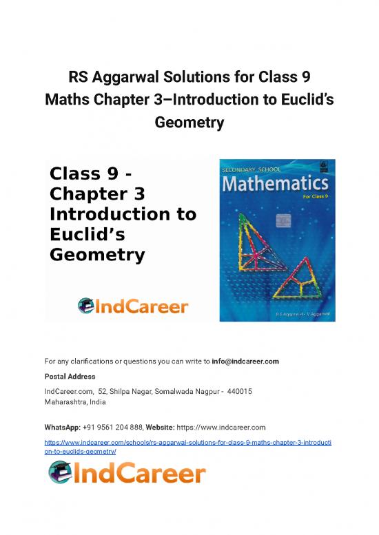 picture_Geometry Pdf 167725 | Rs Aggarwal Solutions For Class 9 Maths Chapter 3&ndash;introduction To Euclids Geometry 1