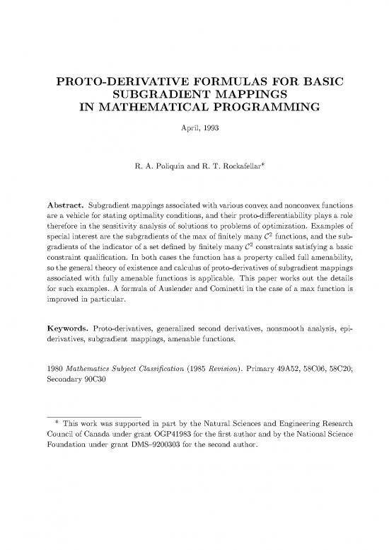 picture Calculus Pdf 168859 | Rtr146 Subgradientmappings