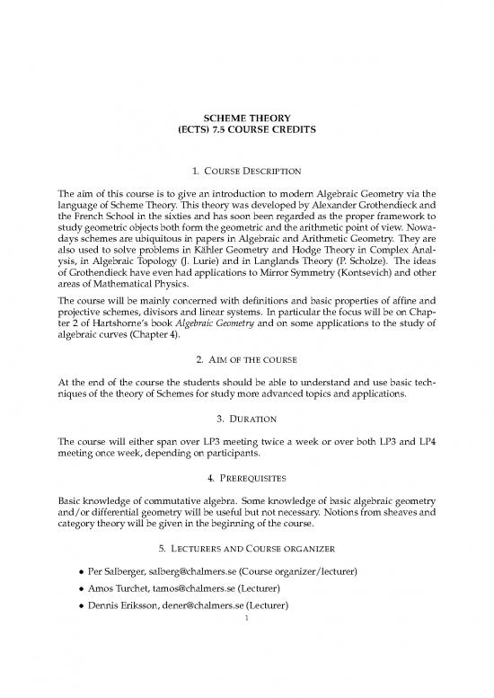 picture Geometry Pdf 168105 | Scheme Theory
