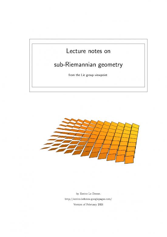 picture Geometry Pdf 166346 | Sub Riem Notes