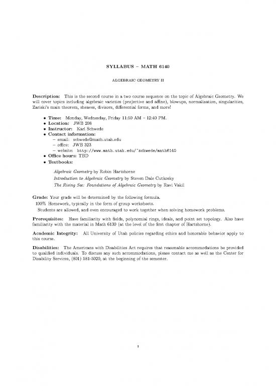 picture Geometry Pdf 168223 | Syllabusmath6140 2019