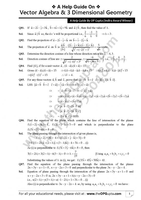 picture1_Geometry Pdf 166257 | T20 Vector 3 D Geometry