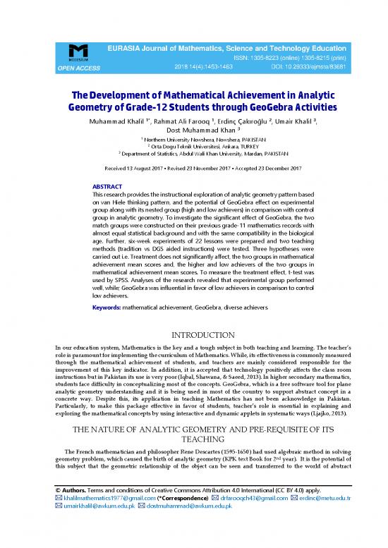 picture Geometry Pdf 167600 | The Development Of Mathematical Achievement In Analytic Geometry Of Grade 12 Students Through 5358
