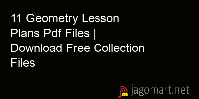 picture 11 Geometry Lesson Plans Pdf Files | Download Free Collection Files