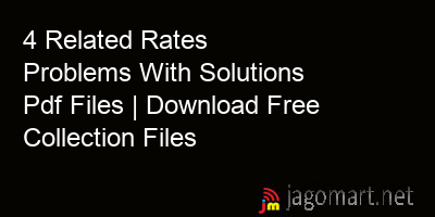 picture 4 Related Rates Problems With Solutions Pdf Files | Download Free Collection Files