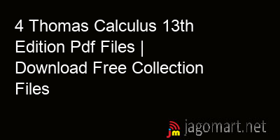 picture 4 Thomas Calculus 13th Edition Pdf Files | Download Free Collection Files